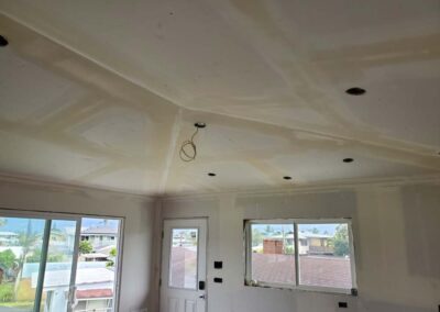 ceiling drywall done by mckeague drywall in hawaii